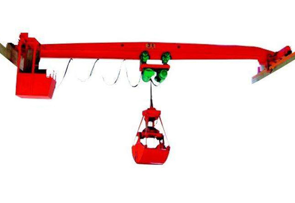 Žebrovaný jeřáb s jedním nosníkem